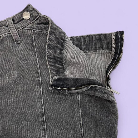 PrettyLittleThing Black Denim Corset Top – Size 8 – NWT - Picture 4 of 5